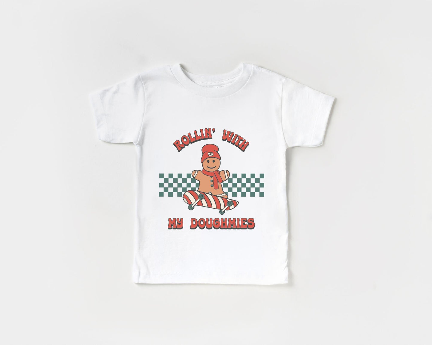 DTF Transfers, Ready to Press, T-shirt Transfers, Heat Transfer, Direct to Film, Christmas, Gingerbread Man, Rollin' with My Doughmies