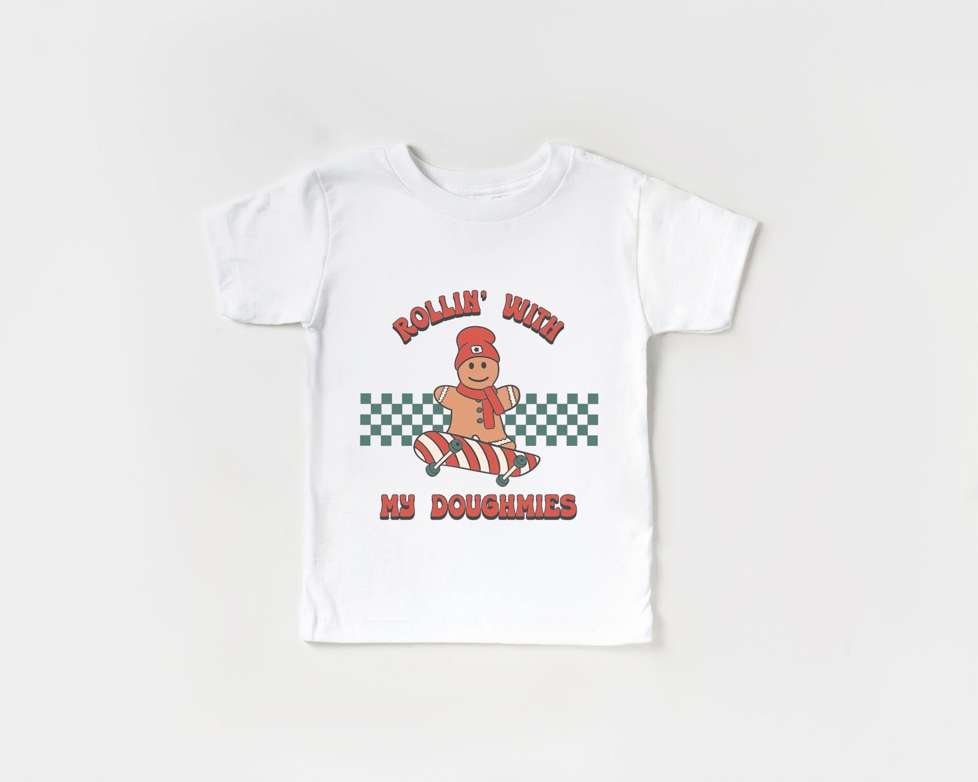 DTF Transfers, Ready to Press, T-shirt Transfers, Heat Transfer, Direct to Film, Christmas, Gingerbread Man, Rollin' with My Doughmies