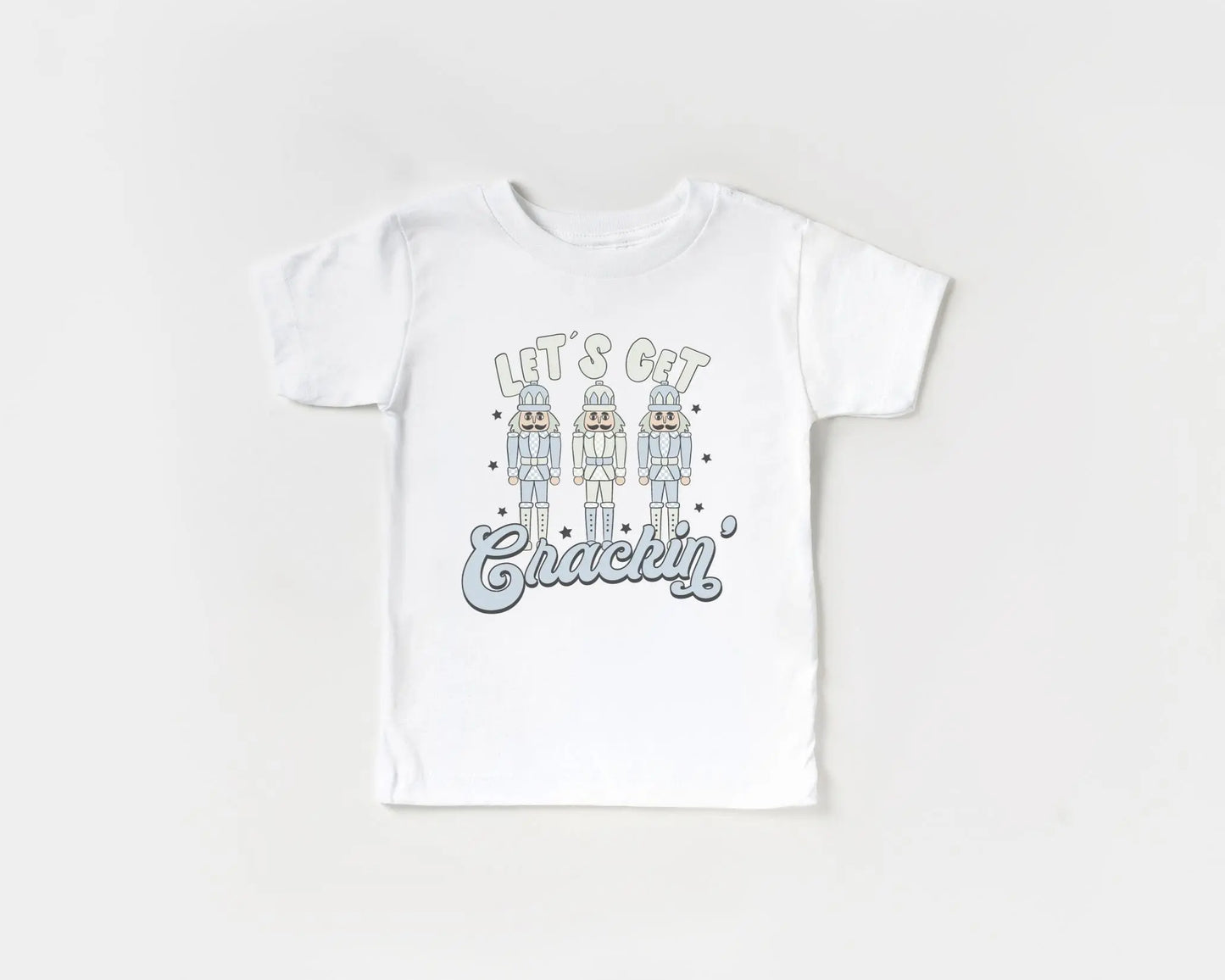 DTF Transfers, Ready to Press, T-shirt Transfers, Heat Transfer, Direct to Film, Christmas, Retro, Blue, Boy, Nutcracker, Let's Get Crackin'