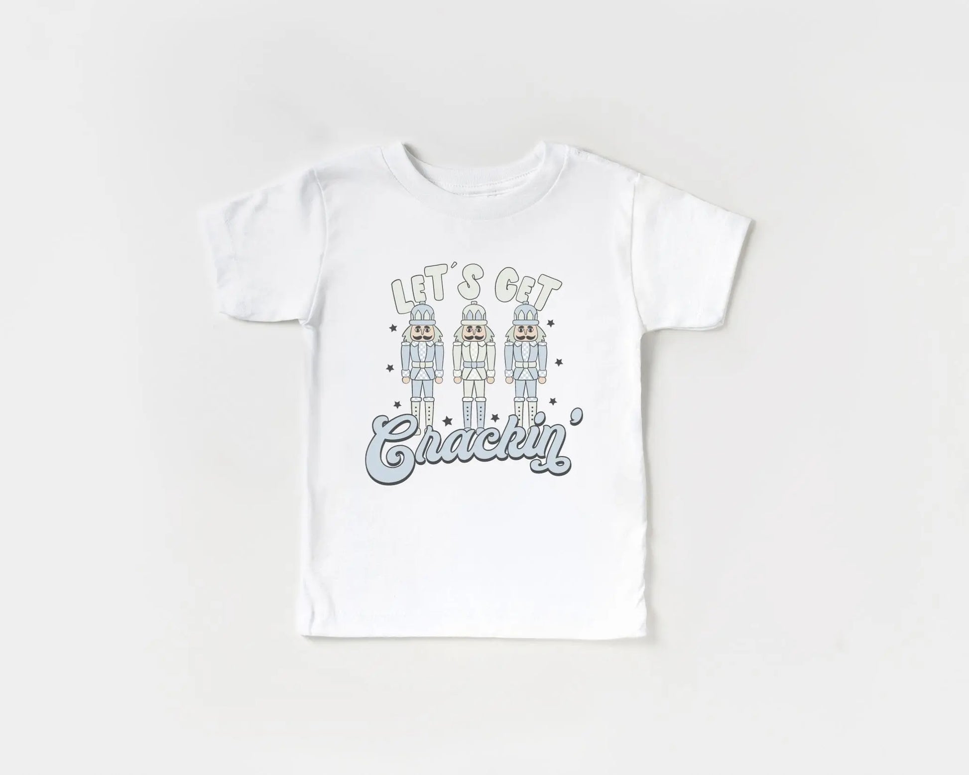 DTF Transfers, Ready to Press, T-shirt Transfers, Heat Transfer, Direct to Film, Christmas, Retro, Blue, Boy, Nutcracker, Let's Get Crackin'