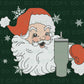 Christmas DTF Transfers, Ready to Press, T-shirt Transfers, Heat Transfer, Direct to Film, Holiday, Santa Claus with Tumbler