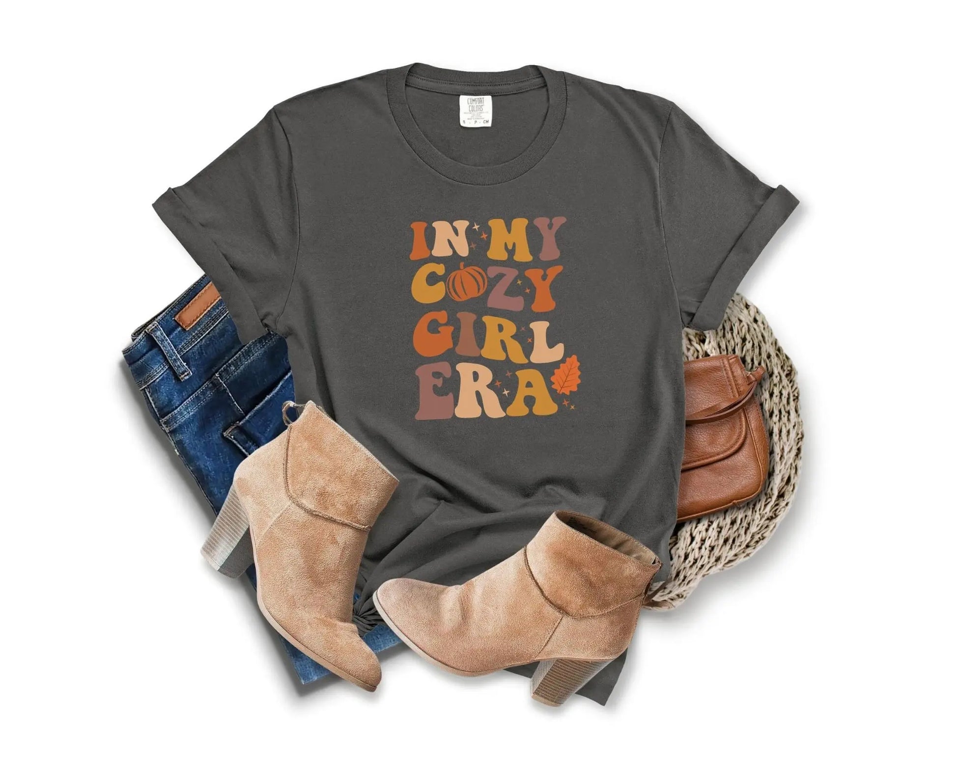 DTF Transfers, Ready to Press, T-shirt Transfers, Heat Transfer, Direct to Film, Holiday, Autumn, Fall, In My Cozy Girl Era