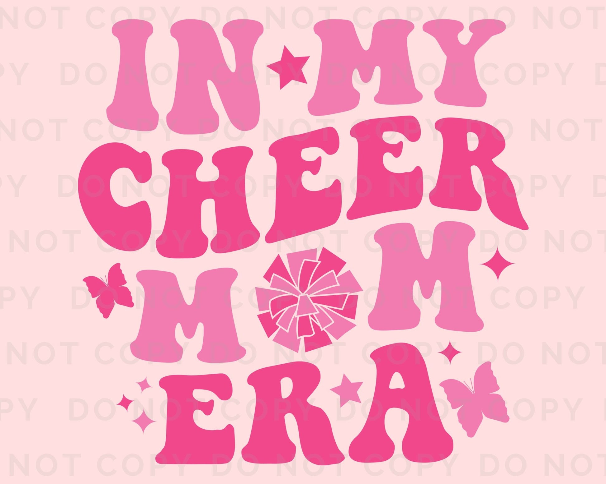 Cheer Mom DTF Transfers, Ready to Press, T-shirt Transfers, Heat Transfer, Custom, Direct to Film, Cheerleader, Cheerleading, Cheer Mom Era