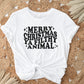 DTF Transfers, Ready to Press, T-shirt Transfers, Custom, Heat Transfer, Direct to Film, Christmas, Quote, Merry Christmas Ya Filthy Animal
