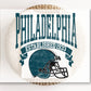 Football DTF Transfers, Ready to Press, T-shirt Transfers, Heat Transfer, Direct to Film, Sports, Full Color, Vintage, Philadelphia Football