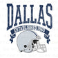 Football DTF Transfers, Ready to Press, T-shirt Transfers, Heat Transfer, Direct to Film, Sports, Full Color, Vintage, Dallas Football