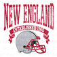 Football DTF Transfers, Ready to Press, T-shirt Transfers, Heat Transfer, Direct to Film, Sports, Full Color, Vintage, New England Football
