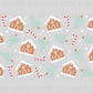 Christmas UV DTF Libbey 16oz Cup Wrap Sticker, Ready to Ship, rts, Direct to Film, Glass Can, Permanent, Baking, Winter Gingerbread House