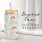 Christmas UV DTF Libbey 16oz Cup Wrap Sticker, Ready to Ship, rts, Direct to Film, Glass Can, Permanent, Baking, Winter Gingerbread House