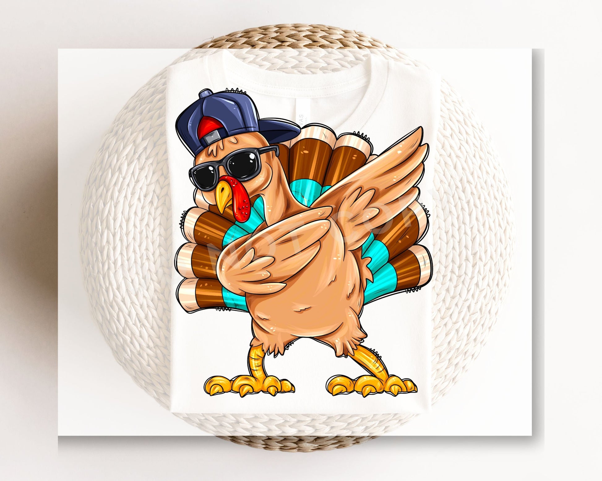 DTF Transfers, Ready to Press, T-shirt Transfers, Heat Transfer, Direct to Film, Fall, Thanksgiving, Thankful, Boy, Cool Turkey