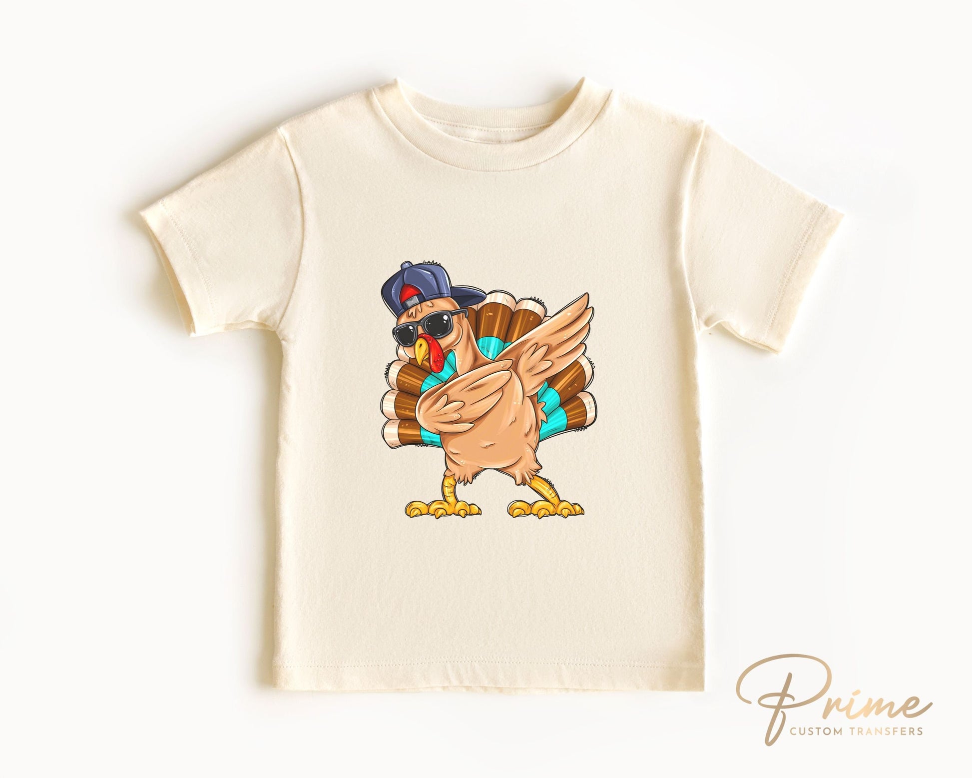 DTF Transfers, Ready to Press, T-shirt Transfers, Heat Transfer, Direct to Film, Fall, Thanksgiving, Thankful, Boy, Cool Turkey