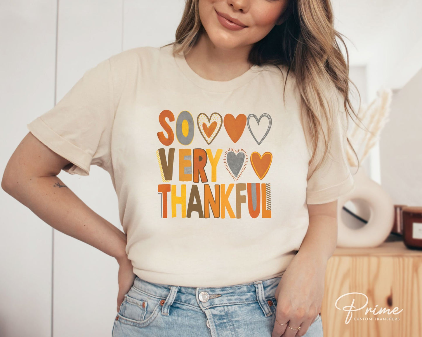 Thanksgiving DTF Transfers, Ready to Press, T-shirt Transfers, Heat Transfer, Direct to Film, Fall, Holiday, Blessed, So Very Thankful