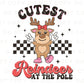 Christmas DTF Transfers, Ready to Press, T-shirt Transfers, Heat Transfer, Direct to Film, Holiday, Kid, Santa, Cutest Reindeer at The Pole