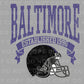 Football DTF Transfers, Ready to Press, T-shirt Transfers, Heat Transfer, Direct to Film, Sports, Full Color, Vintage, Baltimore Football