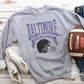 Football DTF Transfers, Ready to Press, T-shirt Transfers, Heat Transfer, Direct to Film, Sports, Full Color, Vintage, Baltimore Football