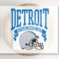 Football DTF Transfers, Ready to Press, T-shirt Transfers, Heat Transfer, Direct to Film, Sports, Full Color, Vintage, Detroit Football