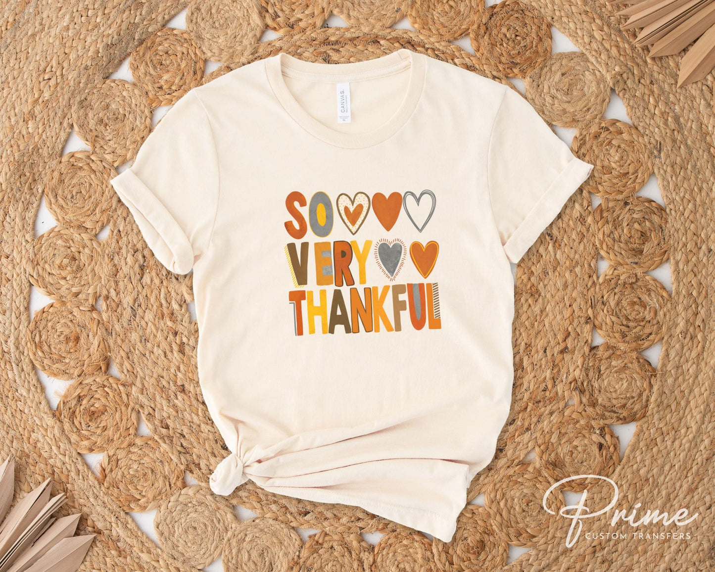 Thanksgiving DTF Transfers, Ready to Press, T-shirt Transfers, Heat Transfer, Direct to Film, Fall, Holiday, Blessed, So Very Thankful