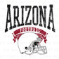 Football DTF Transfers, Ready to Press, T-shirt Transfers, Heat Transfer, Direct to Film, Sports, Full Color, Vintage, Arizona Football