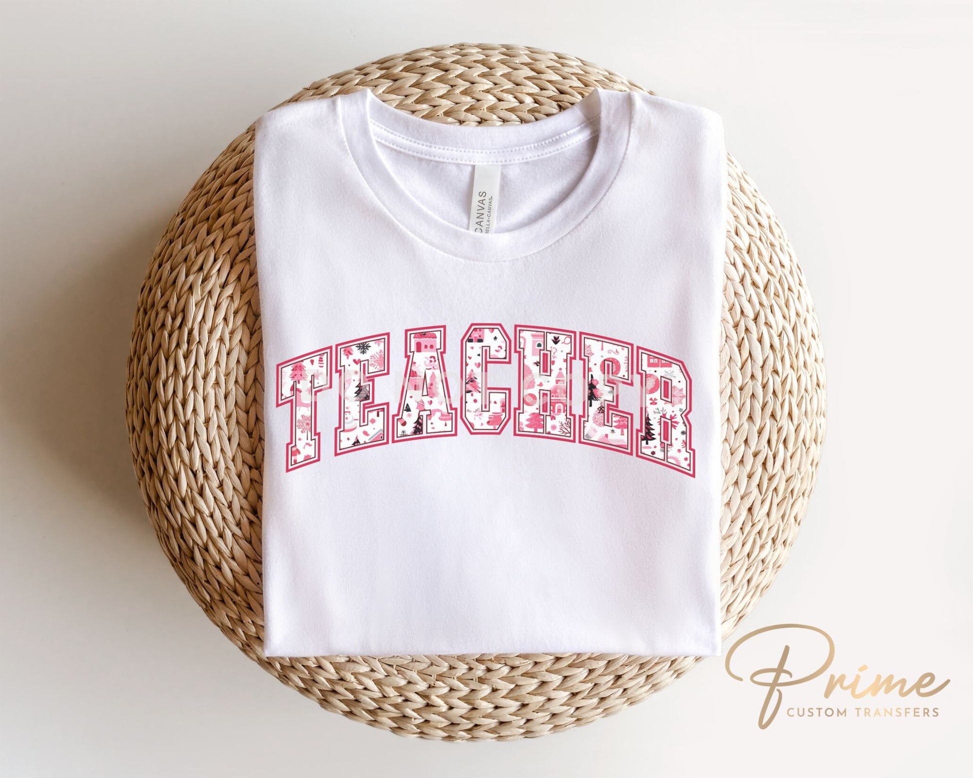 DTF Transfers, Ready to Press, T-shirt Transfers, Heat Transfer, Direct to Film, Holiday, Preschool, Elementary, Teacher Christmas Collage