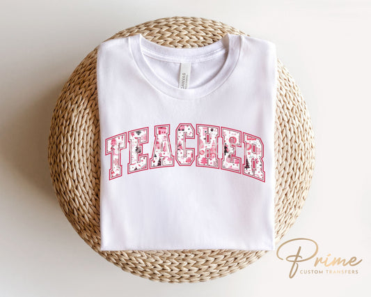 DTF Transfers, Ready to Press, T-shirt Transfers, Heat Transfer, Direct to Film, Holiday, Preschool, Elementary, Teacher Christmas Collage