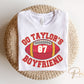 Football DTF Transfers, Ready to Press, T-shirt Transfers, Heat Transfer, Direct to Film, Sports, Full Color, Go Taylor's Boyfriend