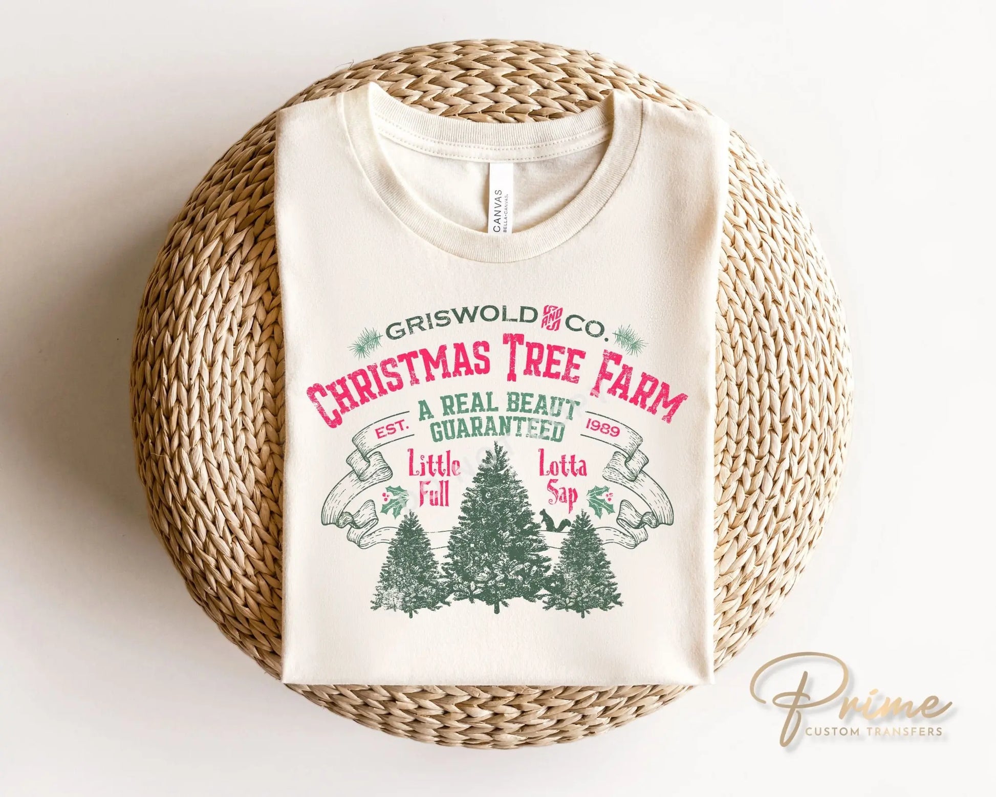 DTF Transfers, Ready to Press, T-shirt Transfers, Heat Transfer, Direct to Film, Movie, Funny, Vacation, Griswold and Co Christmas Tree Farm