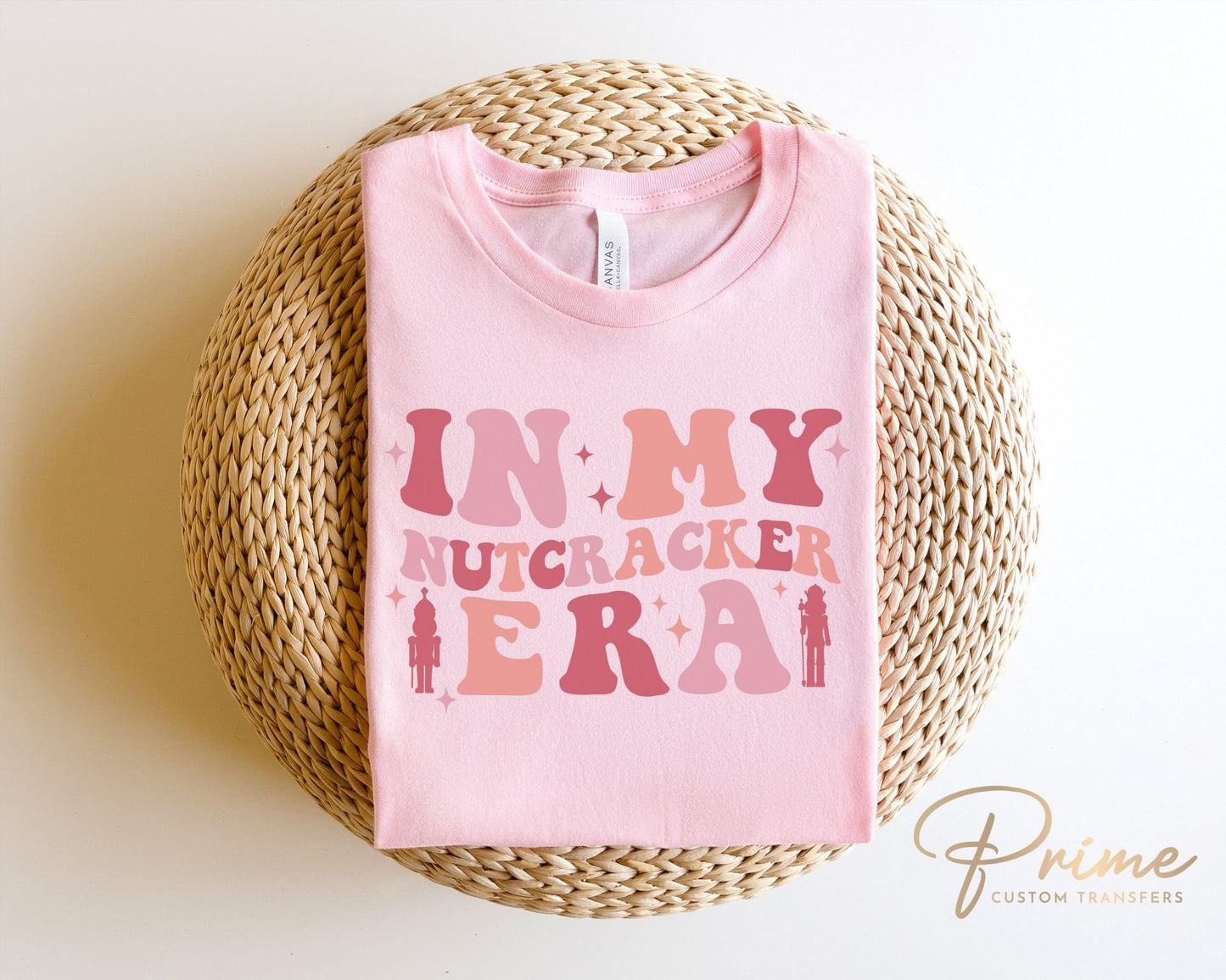 DTF Transfers, Ready to Press, T-shirt, Heat Transfer, Direct to Film, Holiday, Christmas, Pink, Ballet, Mommy and Me, In My Nutcracker Era