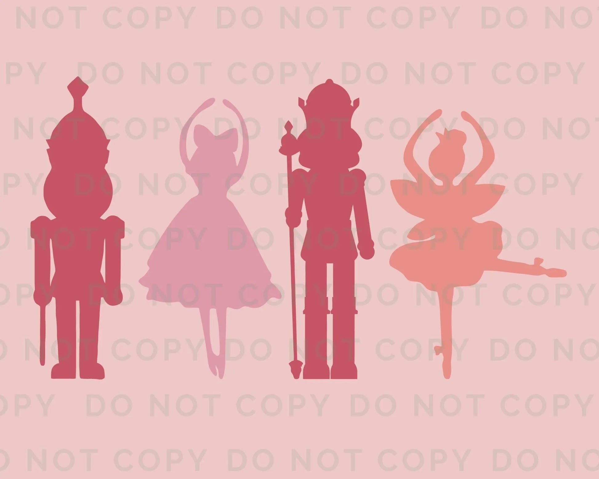 DTF Transfers, Ready to Press, T-shirt, Heat Transfer, Direct to Film, Holiday, Christmas, Pink, Ballet, Mommy and Me, In My Nutcracker Era