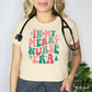 DTF Transfers, Ready to Press, T-shirt Transfers, Heat Transfer, Direct to Film, Hospital, Santa, Christmas, In My Merry Nursing Era