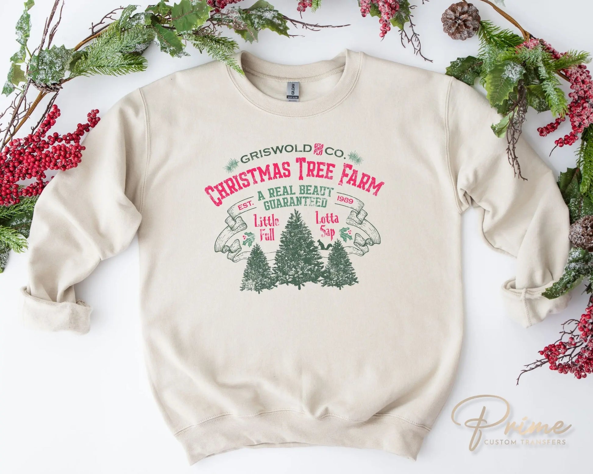 DTF Transfers, Ready to Press, T-shirt Transfers, Heat Transfer, Direct to Film, Movie, Funny, Vacation, Griswold and Co Christmas Tree Farm