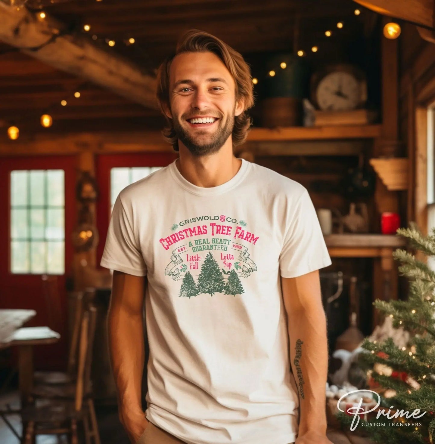 DTF Transfers, Ready to Press, T-shirt Transfers, Heat Transfer, Direct to Film, Movie, Funny, Vacation, Griswold and Co Christmas Tree Farm