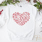 DTF Transfers, Ready to Press, T-shirt Transfers, Heat Transfer, Direct to Film, Love, Snowflake, Gingerbread, Red Christmas Heart Collage