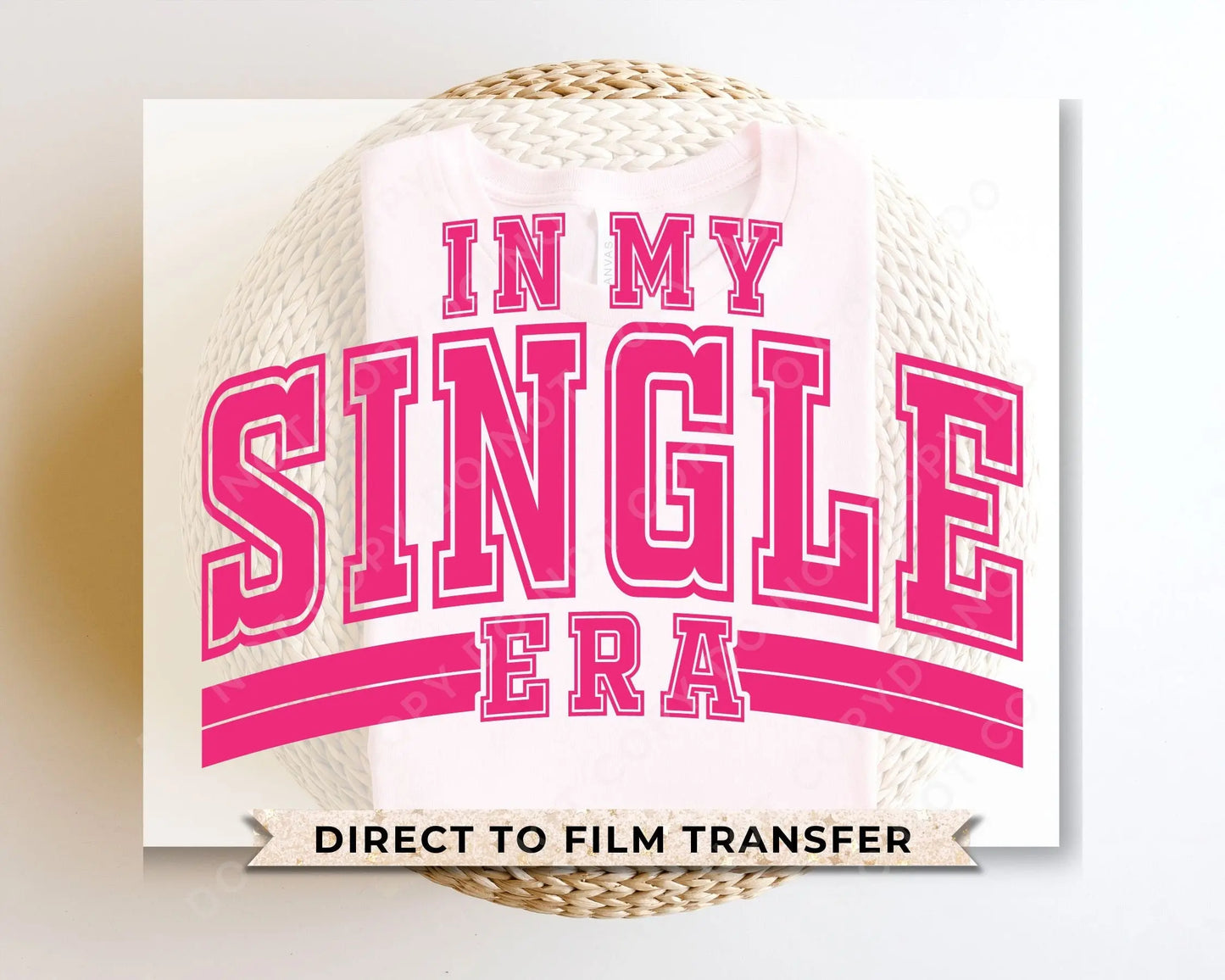 DTF Transfers, Ready to Press, T-shirt Transfers, Heat Transfer, Direct to Film, Cold Peel, Heart, Valentine's Day, In My Single Era