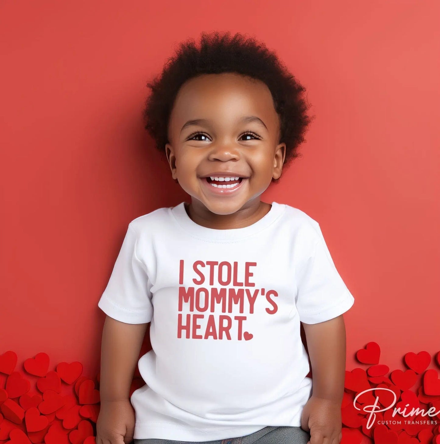 DTF Transfers, Ready to Press, T-shirt Transfers, Heat Transfer, Direct to Film, Cold Peel, Valentine's Day, Kid, I Stole Mommy's Heart
