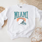 Football DTF Transfers, Ready to Press, T-shirt Transfers, Heat Transfer, Direct to Film, Full Color, Vintage, Florida, Miami Football