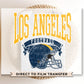 Football DTF Transfers, Ready to Press, T-shirt Transfers, Heat Transfer, Direct to Film, Sports, Full Color, Vintage, Los Angeles Football