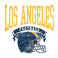 Football DTF Transfers, Ready to Press, T-shirt Transfers, Heat Transfer, Direct to Film, Sports, Full Color, Vintage, Los Angeles Football