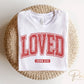 DTF Transfers, Ready to Press, T-shirt Transfers, Heat Transfer, Direct to Film, Cold Peel, Heart, Valentine's Day, Loved John 3:16