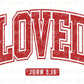 DTF Transfers, Ready to Press, T-shirt Transfers, Heat Transfer, Direct to Film, Cold Peel, Heart, Valentine's Day, Loved John 3:16