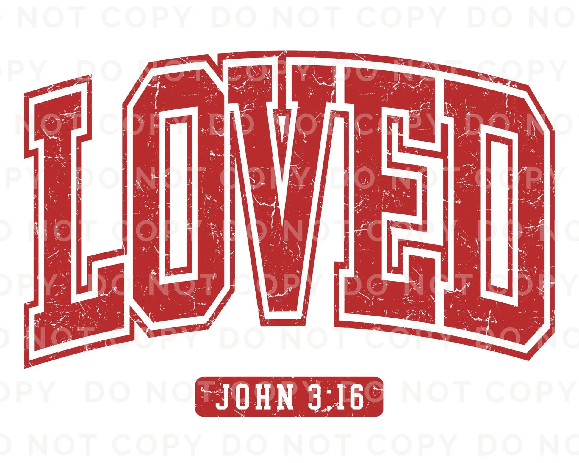 DTF Transfers, Ready to Press, T-shirt Transfers, Heat Transfer, Direct to Film, Cold Peel, Heart, Valentine's Day, Loved John 3:16