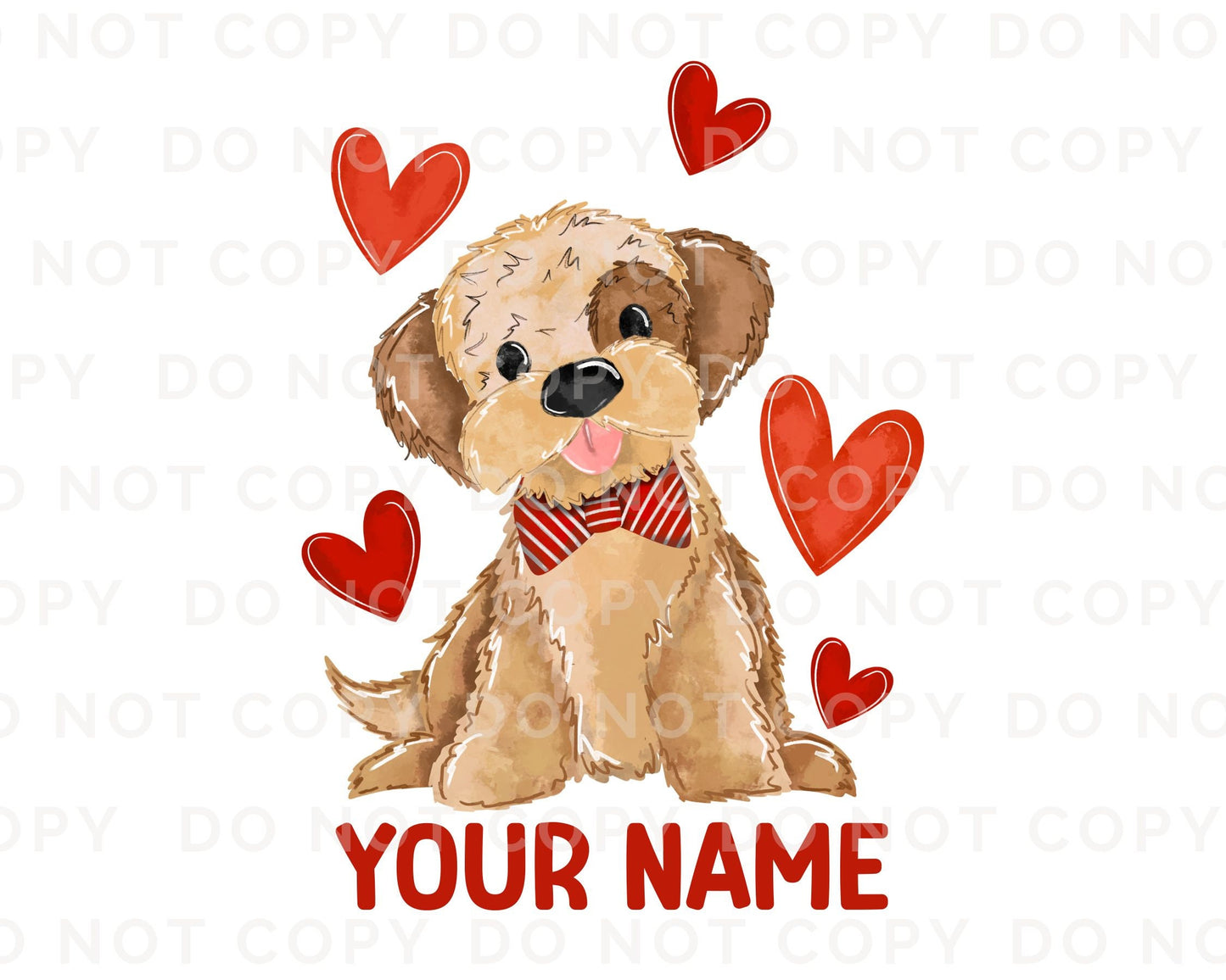 DTF Transfers, Ready to Press, T-shirt Transfers, Heat Transfer, Direct to Film, Cold Peel, Valentine's Day, Customized Valentine Boy Puppy