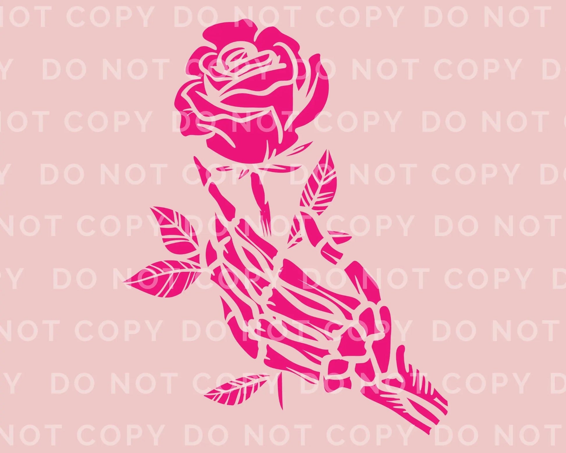 DTF Transfers, Ready to Press, T-shirt Transfers, Heat Transfer, Direct to Film, Valentine's Day, Skeleton, Flower, Skull Hand and Rose
