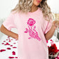 DTF Transfers, Ready to Press, T-shirt Transfers, Heat Transfer, Direct to Film, Valentine's Day, Skeleton, Flower, Skull Hand and Rose