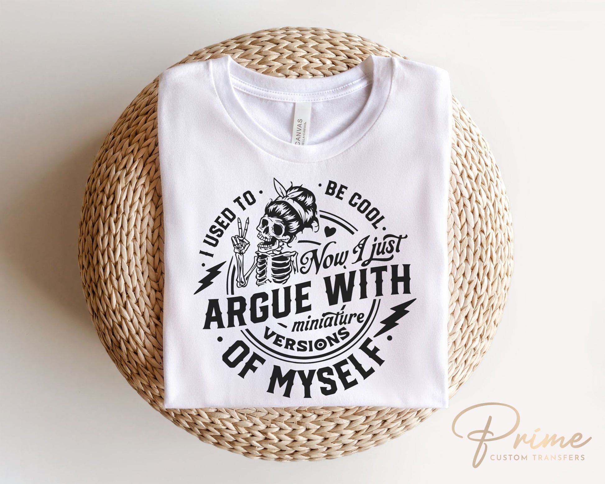 Mother's Day DTF Transfers, Ready to Press, T-shirt Transfers, Heat Transfer, Direct to Film, Motherhood, Skeleton, Skull, I Used To Be Cool