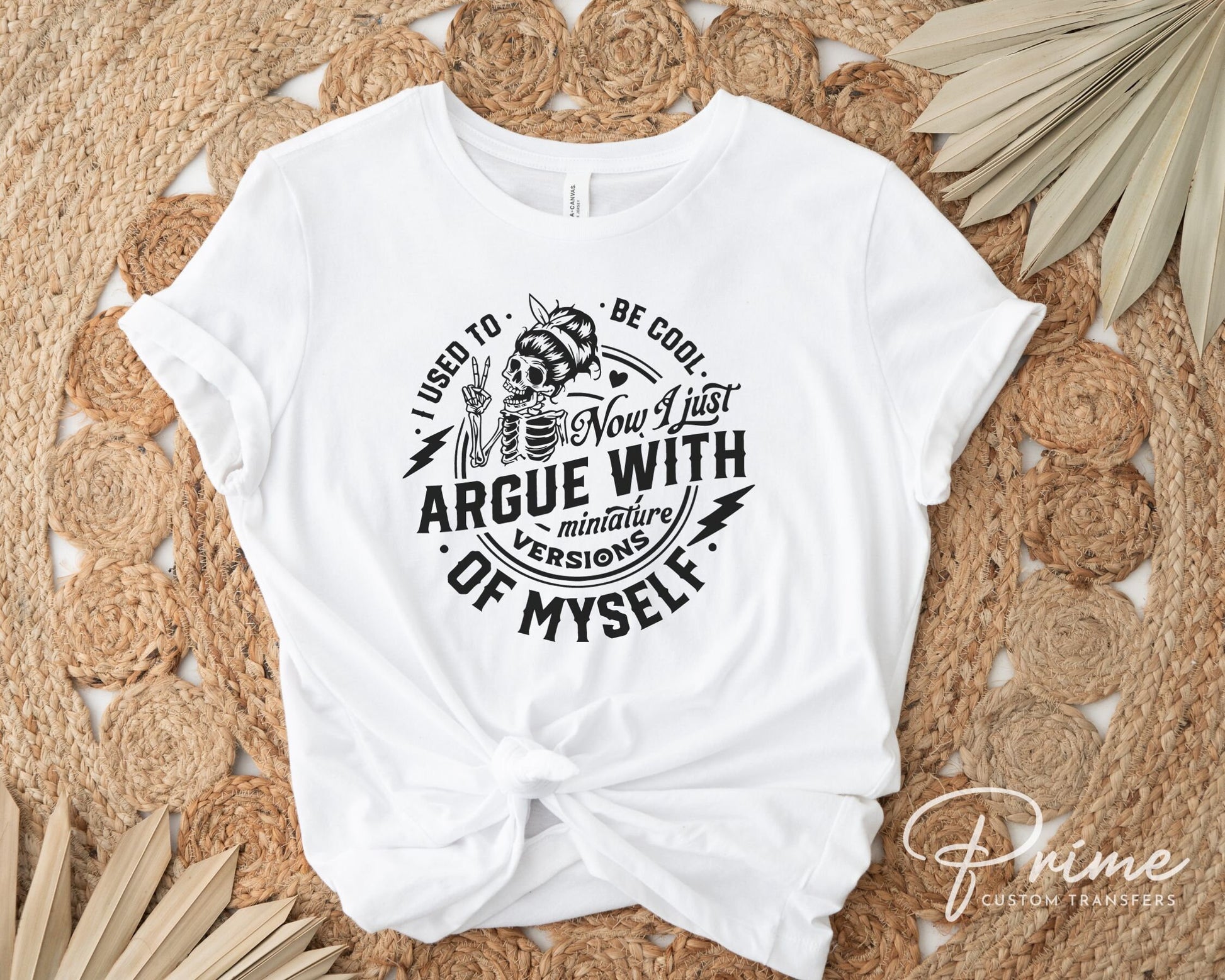 Mother's Day DTF Transfers, Ready to Press, T-shirt Transfers, Heat Transfer, Direct to Film, Motherhood, Skeleton, Skull, I Used To Be Cool