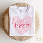 DTF Transfers, Ready to Press, T-shirt Transfers, Heat Transfer, Direct to Film, Cold Peel, Mother's Day, Flowers, Mom, Mama Floral Heart