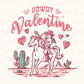 DTF Transfers, Ready to Press, T-shirt Transfers, Heat Transfer, Direct to Film, Cold Peel, Valentine's Day, Horse, Girl, Howdy Valentine