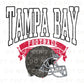 Football DTF Transfers, Ready to Press, T-shirt Transfers, Heat Transfer, Direct to Film, Sports, Full Color, Vintage, Tampa Bay Football