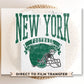 Football DTF Transfers, Ready to Press, T-shirt Transfers, Heat Transfer, Direct to Film, Sports, Full Color, Vintage, New York Football