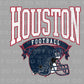 Football DTF Transfers, Ready to Press, T-shirt Transfers, Heat Transfer, Direct to Film, Sports, Full Color, Vintage, Houston Football